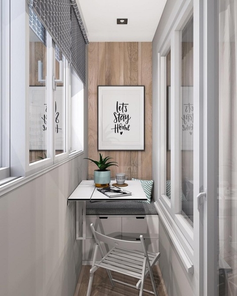 Маленький балкон: идеи оформления и самые красивые примеры (97 фото)