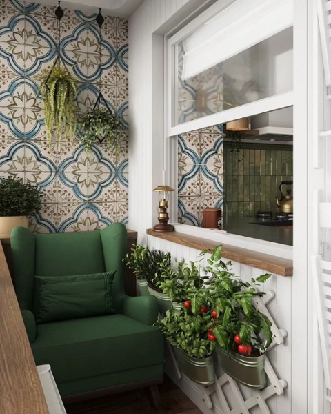 Маленький балкон: идеи оформления и самые красивые примеры (97 фото)