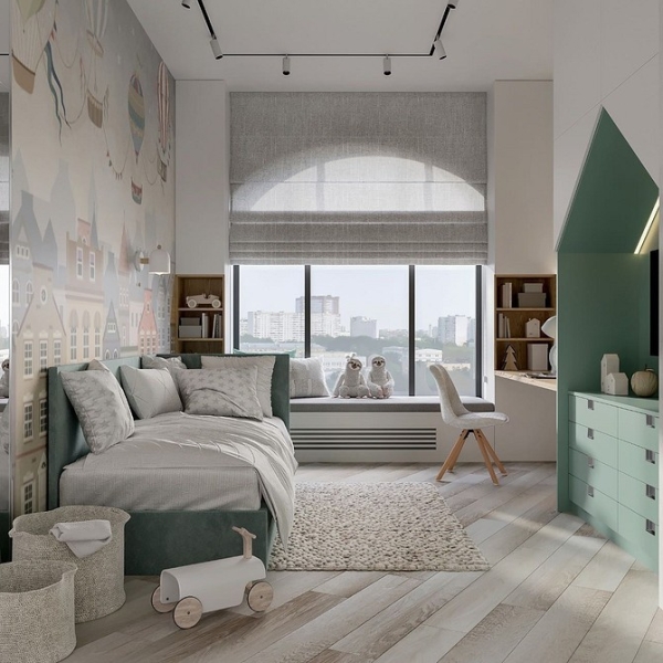 Мятный цвет в интерьере: как применять и с чем можно сочетать (118 фото)