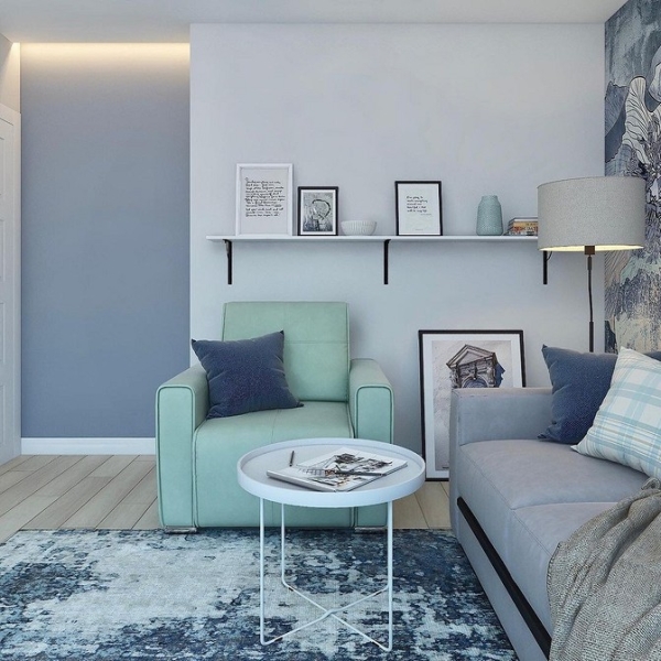 Мятный цвет в интерьере: как применять и с чем можно сочетать (118 фото)