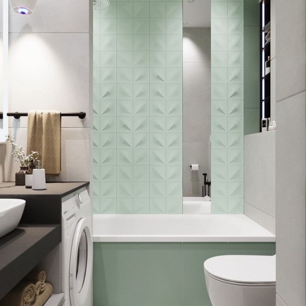 Мятный цвет в интерьере: как применять и с чем можно сочетать (118 фото)