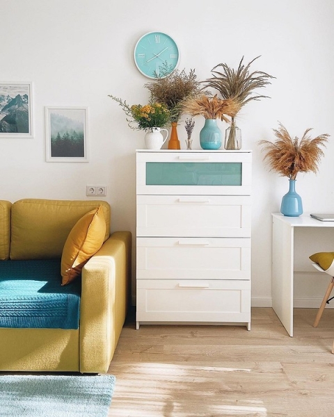 Мятный цвет в интерьере: как применять и с чем можно сочетать (118 фото)