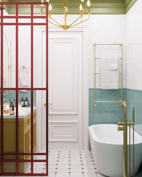 Мятный цвет в интерьере: как применять и с чем можно сочетать (118 фото)