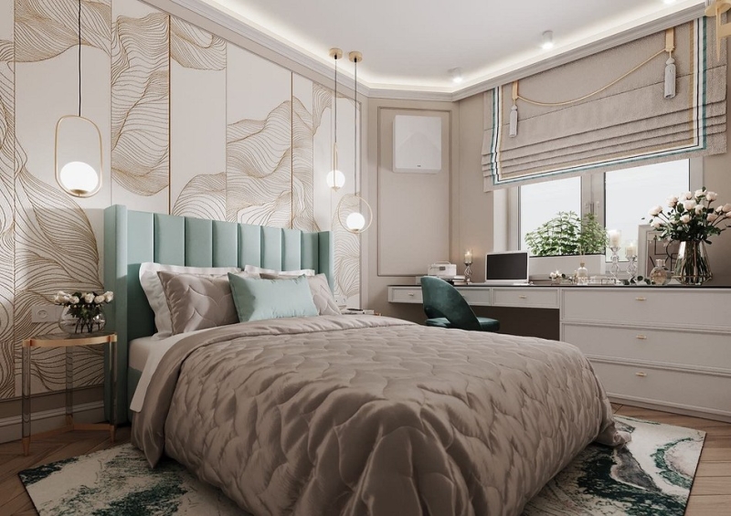 Мятный цвет в интерьере: как применять и с чем можно сочетать (118 фото)