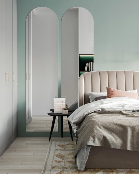 Мятный цвет в интерьере: как применять и с чем можно сочетать (118 фото)