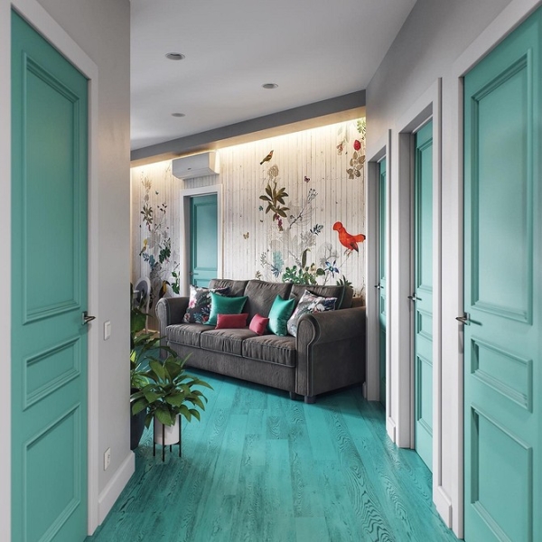 Мятный цвет в интерьере: как применять и с чем можно сочетать (118 фото)