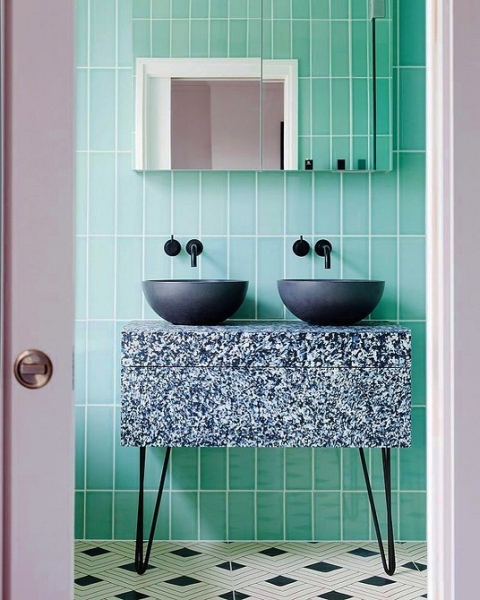 Мятный цвет в интерьере: как применять и с чем можно сочетать (118 фото)