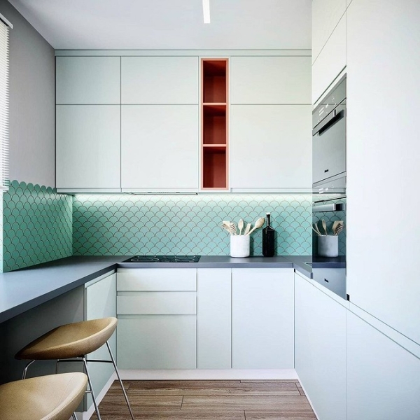 Мятный цвет в интерьере: как применять и с чем можно сочетать (118 фото)