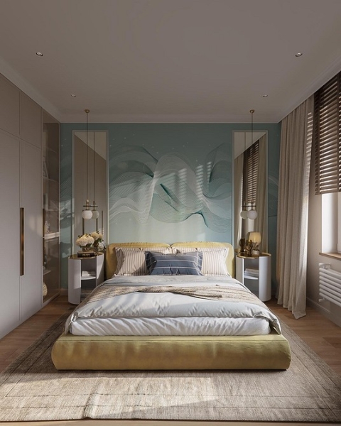 Мятный цвет в интерьере: как применять и с чем можно сочетать (118 фото)