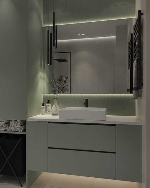 Мятный цвет в интерьере: как применять и с чем можно сочетать (118 фото)