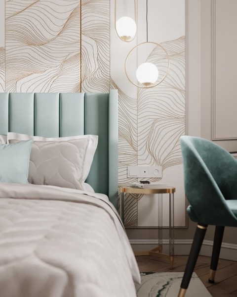 Мятный цвет в интерьере: как применять и с чем можно сочетать (118 фото)