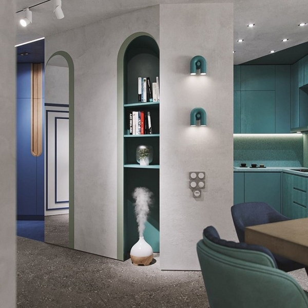 Мятный цвет в интерьере: как применять и с чем можно сочетать (118 фото)