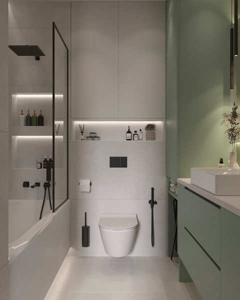 Мятный цвет в интерьере: как применять и с чем можно сочетать (118 фото)