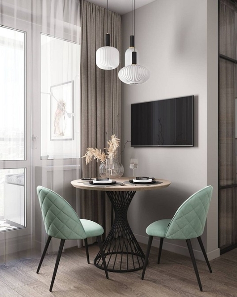 Мятный цвет в интерьере: как применять и с чем можно сочетать (118 фото)