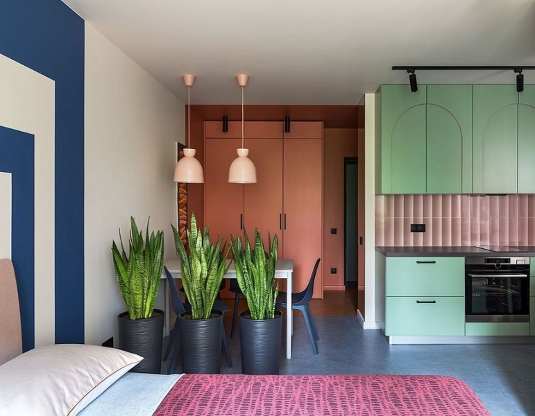 Мятный цвет в интерьере: как применять и с чем можно сочетать (118 фото)