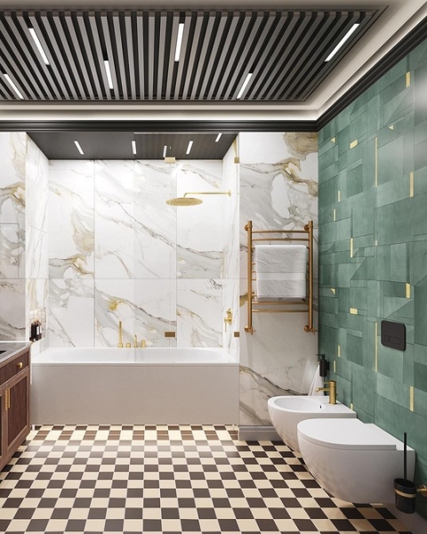 Мятный цвет в интерьере: как применять и с чем можно сочетать (118 фото)