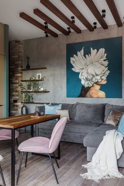 На Красной Поляне: однокомнатная квартира 38 кв. м с балконом мечты