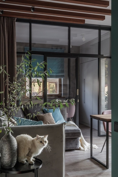 На Красной Поляне: однокомнатная квартира 38 кв. м с балконом мечты