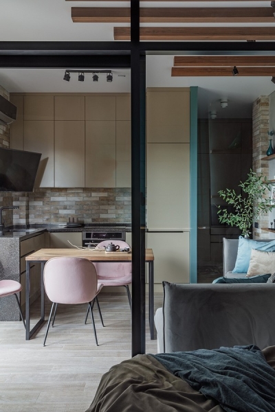 На Красной Поляне: однокомнатная квартира 38 кв. м с балконом мечты