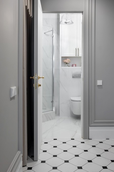 Париж по-русски: квартира 60 кв. м с потрясающим интерьером и комфортной планировкой