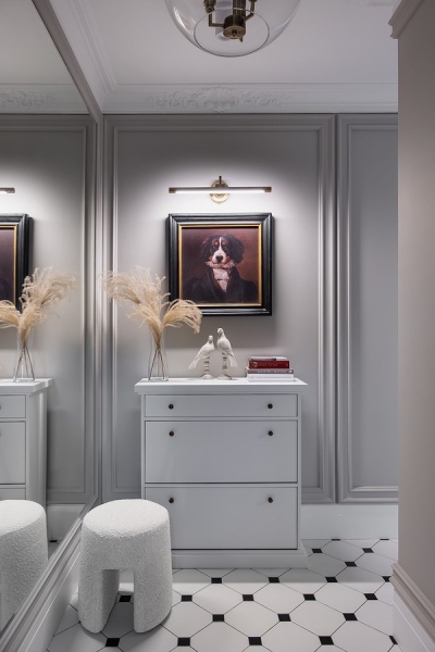 Париж по-русски: квартира 60 кв. м с потрясающим интерьером и комфортной планировкой