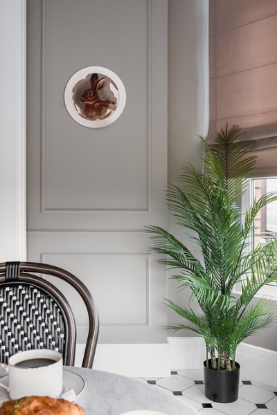 Париж по-русски: квартира 60 кв. м с потрясающим интерьером и комфортной планировкой