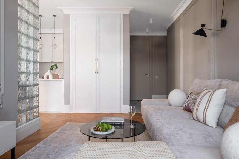 Париж по-русски: квартира 60 кв. м с потрясающим интерьером и комфортной планировкой