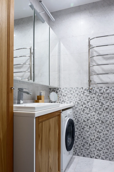 Плитка в маленькую ванную: советы по выбору, варианты дизайна и 107 фото