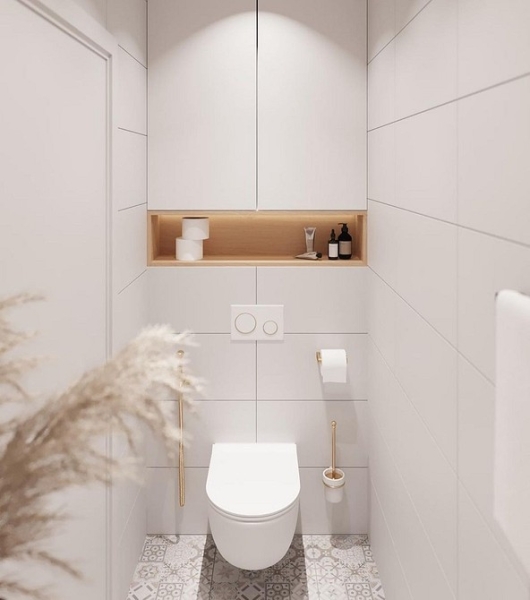 Плитка в маленькую ванную: советы по выбору, варианты дизайна и 107 фото