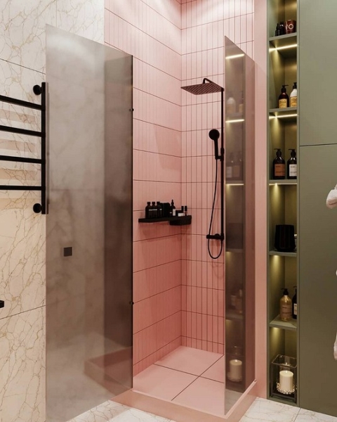 Плитка в маленькую ванную: советы по выбору, варианты дизайна и 107 фото