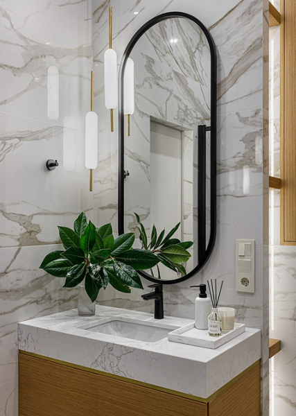 Плитка в маленькую ванную: советы по выбору, варианты дизайна и 107 фото