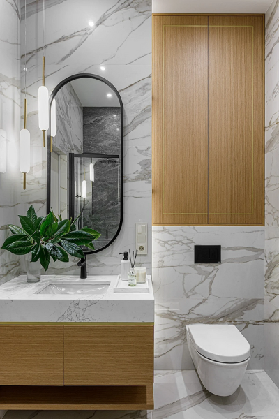 Плитка в маленькую ванную: советы по выбору, варианты дизайна и 107 фото