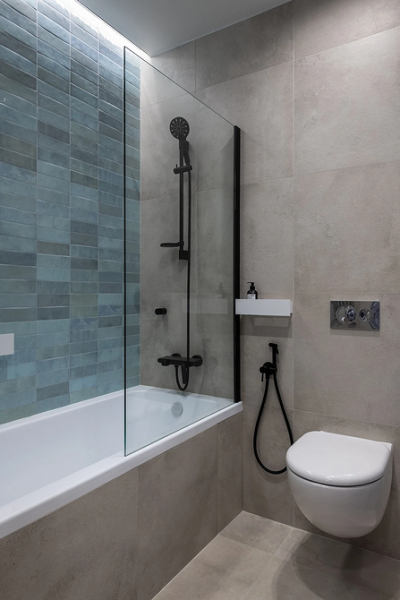 
                                Серая ванная: советы по обустройству, цветовые схемы и 97 стильных фото                            