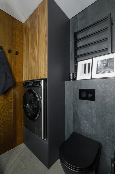 
                                Серая ванная: советы по обустройству, цветовые схемы и 97 стильных фото                            