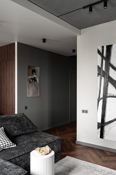 Улучшили планировку и создали крутой интерьер для молодой пары: квартира в Казани