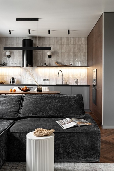 Улучшили планировку и создали крутой интерьер для молодой пары: квартира в Казани