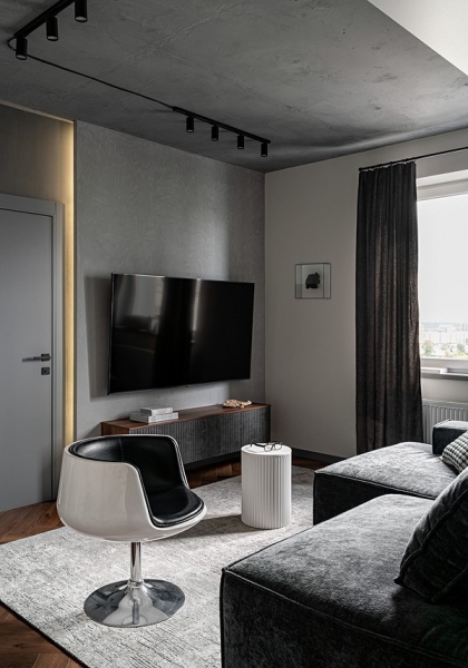 Улучшили планировку и создали крутой интерьер для молодой пары: квартира в Казани