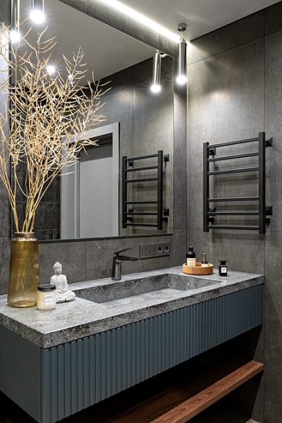 Улучшили планировку и создали крутой интерьер для молодой пары: квартира в Казани