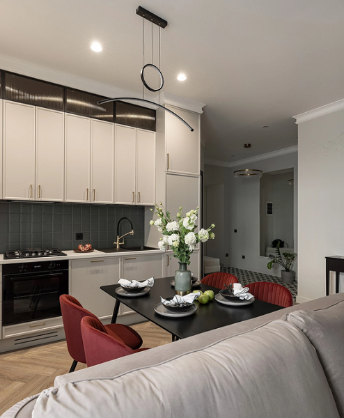 
                                Высота кухонного гарнитура: стандарты, схемы и правила подбора по росту                            