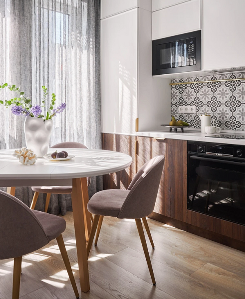 
                                Высота кухонного гарнитура: стандарты, схемы и правила подбора по росту                            