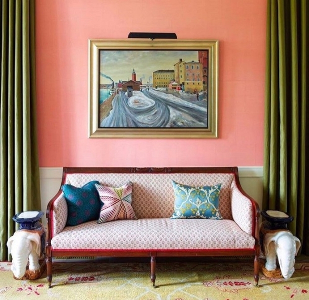 Зеленые шторы в интерьере: советы по выбору и идеи для разных комнат (67 фото)