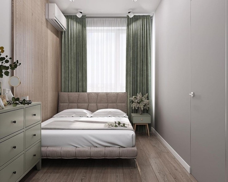 Зеленые шторы в интерьере: советы по выбору и идеи для разных комнат (67 фото)