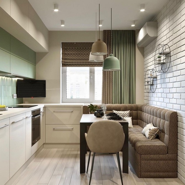 Зеленые шторы в интерьере: советы по выбору и идеи для разных комнат (67 фото)