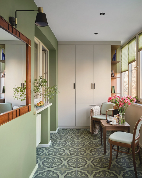 Зеленые шторы в интерьере: советы по выбору и идеи для разных комнат (67 фото)