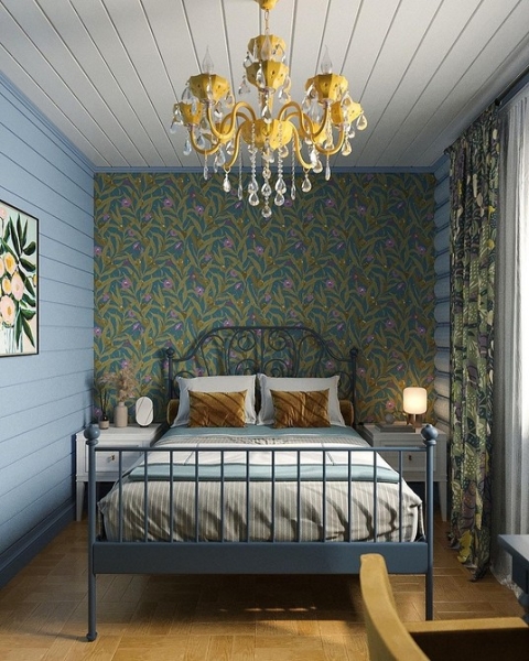 Зеленые шторы в интерьере: советы по выбору и идеи для разных комнат (67 фото)