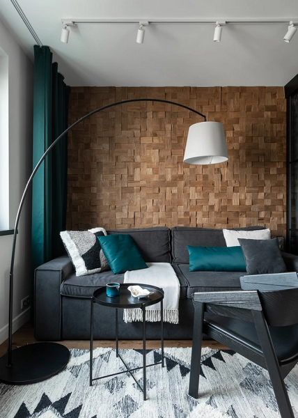 Зеленые шторы в интерьере: советы по выбору и идеи для разных комнат (67 фото)