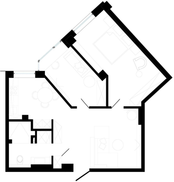 Светлая квартира 67 м² в Ростове-на-Дону